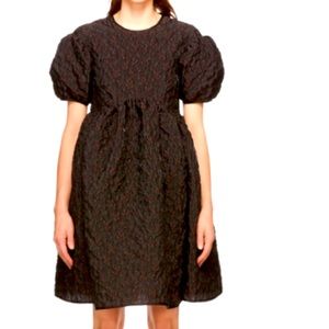 Cecilie Bahnsen brown/black Tira Dress